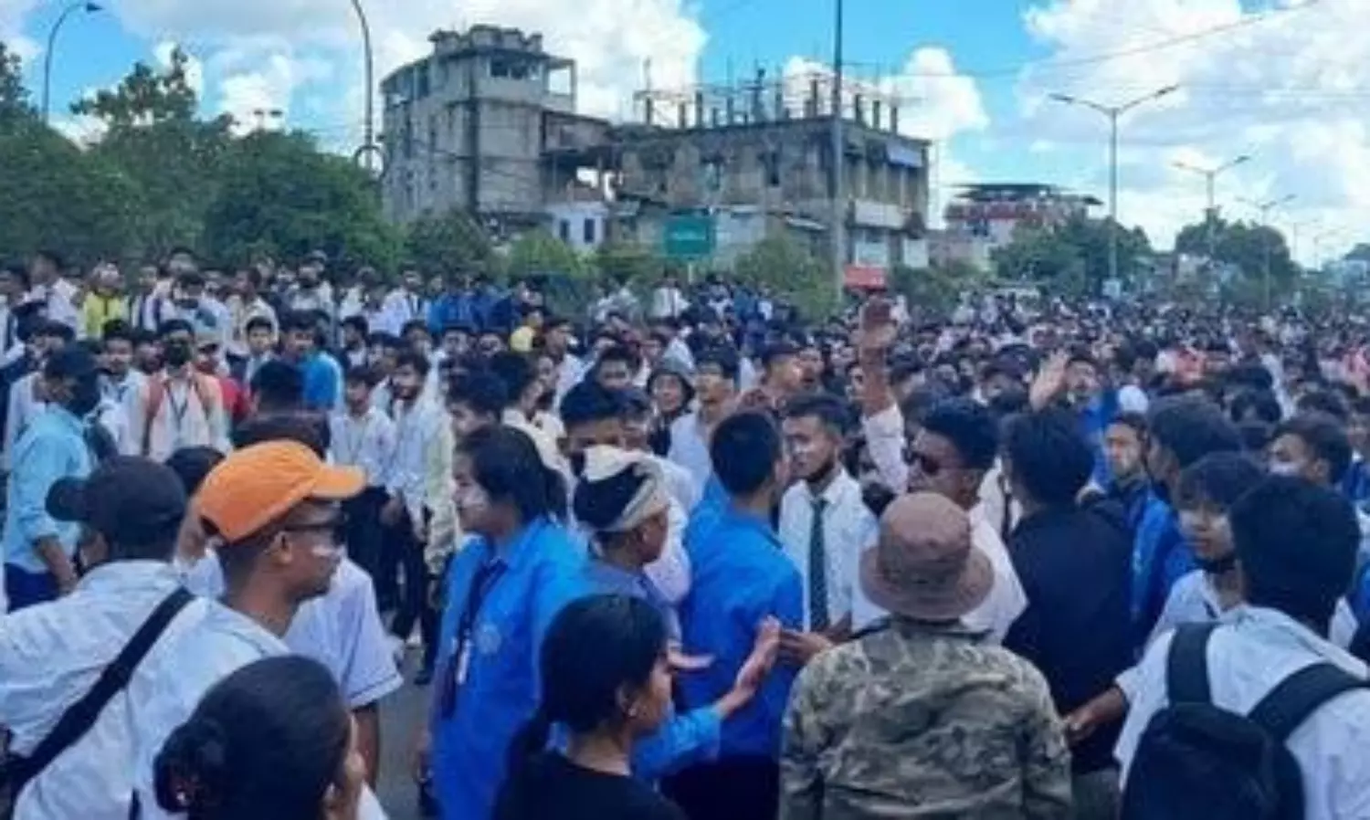 Kukis protest in Manipur, Delhi, calling for action against Manipur CM