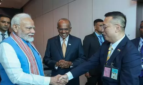 PM Modi arrives in Singapore for two-day visit