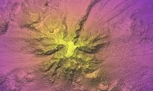undersea mountain