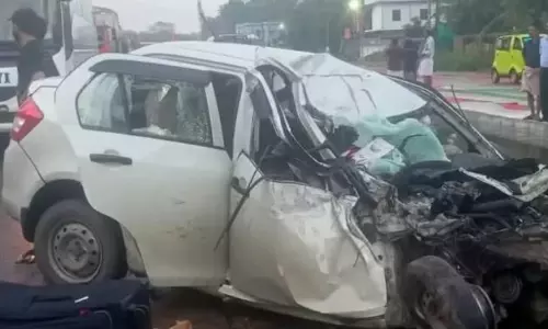 Man returning from US dies in road accident on way home in Thalassery