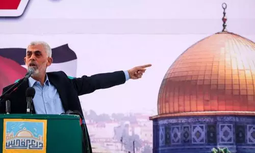 A throw at the terror of occupation