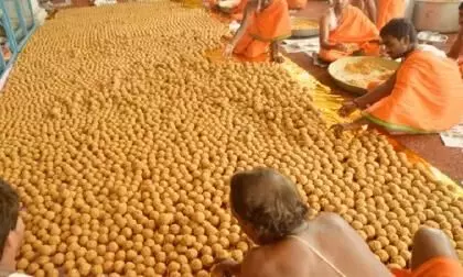 Animal fat used in Tirupati laddoos under YSR govt: Chandrababu Naidu