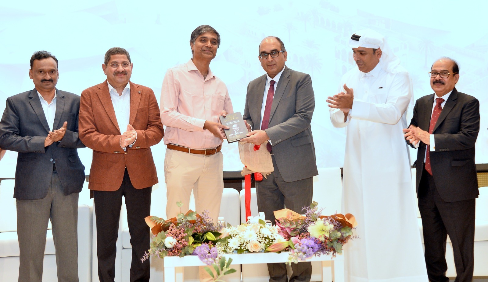 Qatar based Indian business leader C V Rappai launches autobiography in ...