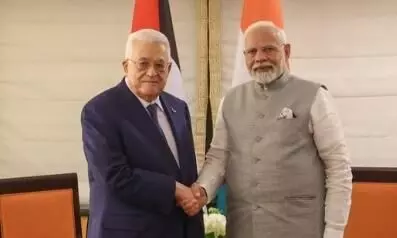 PM Modi meets Palestinian President, expresses deep concern on Gaza crisis