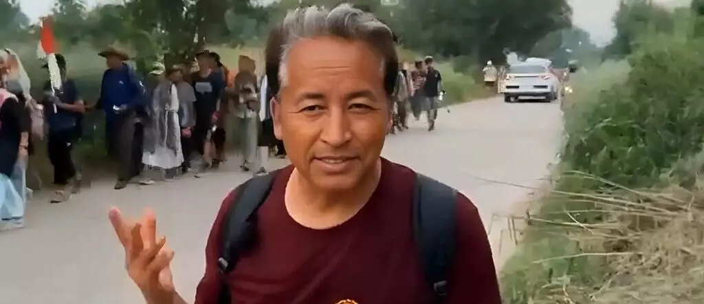 Police detain Sonam Wangchuk again after release; indefinite fast continues