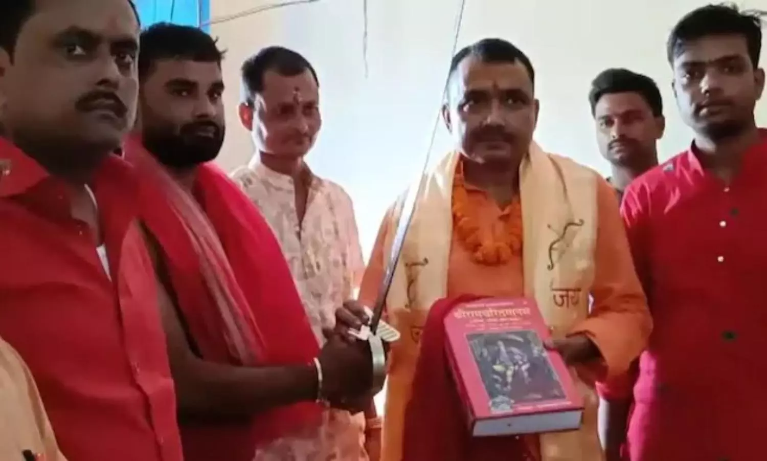 Bihar MLA distributes swords at puja pandals, BJP defends as ‘part of custom’