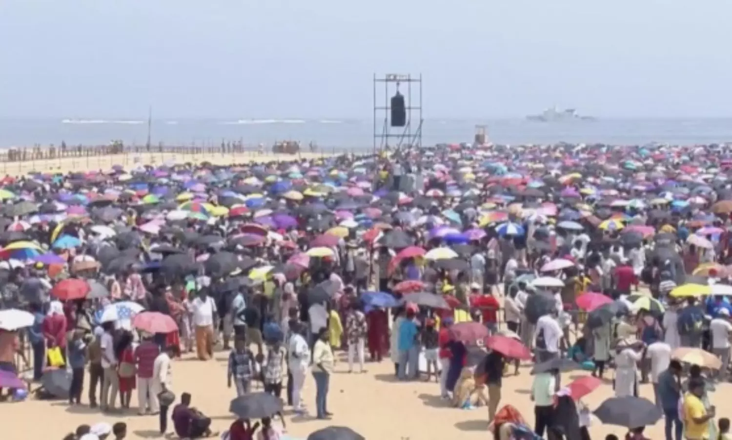 Five die from exhaustion after IAF air show on Chennai’s Marina Beach