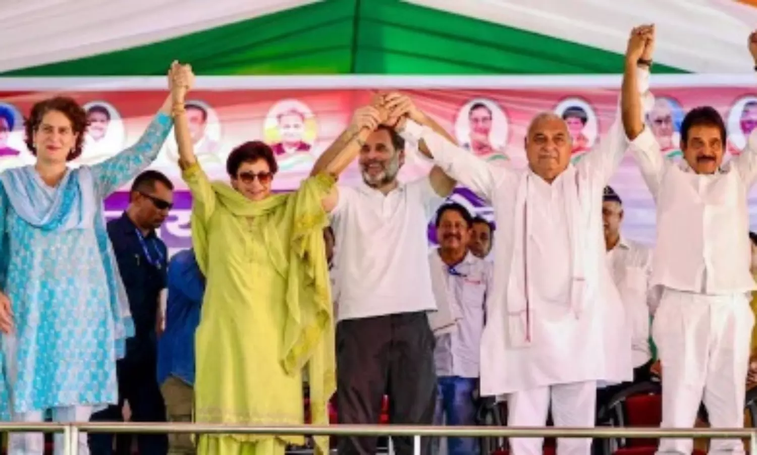 Congress ahead in Haryana, crossing halfway mark to form govt