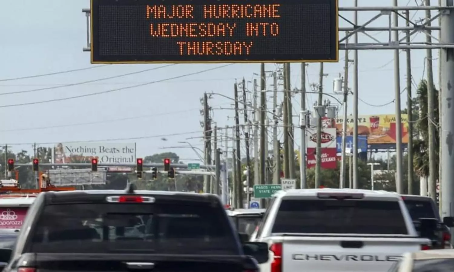 Tampa Bay residents flee as Hurricane Milton eyes landfall at Florida coast