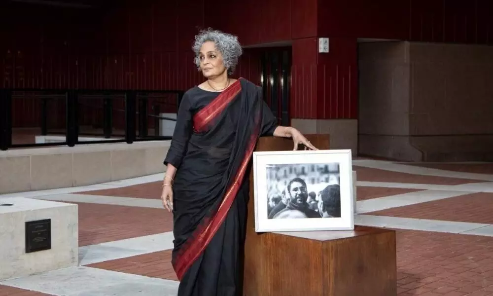 Neither money, propaganda, nor weapons can hide the wound that is Palestine: Arundhati Roy