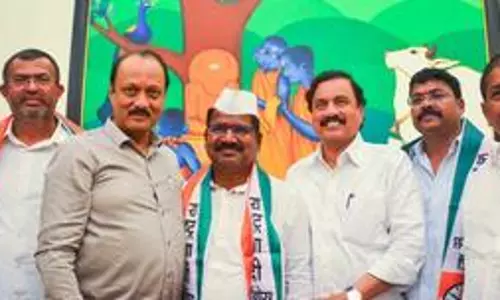 Hiraman Khoskar, Cong MLA joins Ajit Pawars NCP before Maha polls