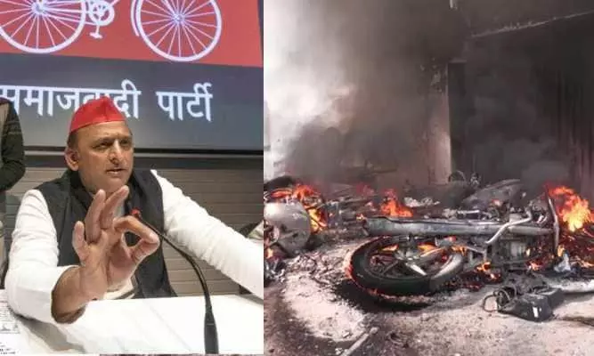 Bahraich communal riot: Akhilesh accuses Yogi Govt of using Hitler’s tactic