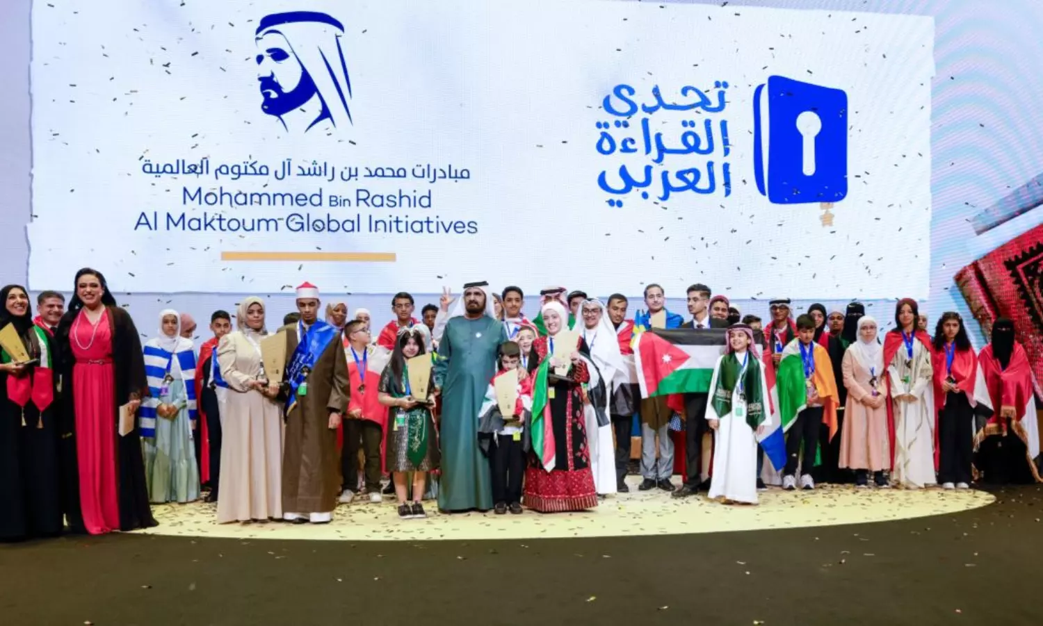 Sheikh Mohammed bin Rashid crowns 2024 Arab Reading Champions from Syria, Saudi Arabia, Palestine