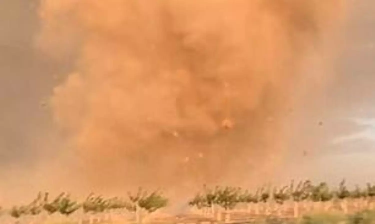 Tornado-like dust devils, lightning storms strike parts of UAE