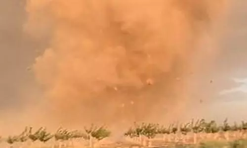 Tornado-like dust devils, lightning storms strike parts of UAE