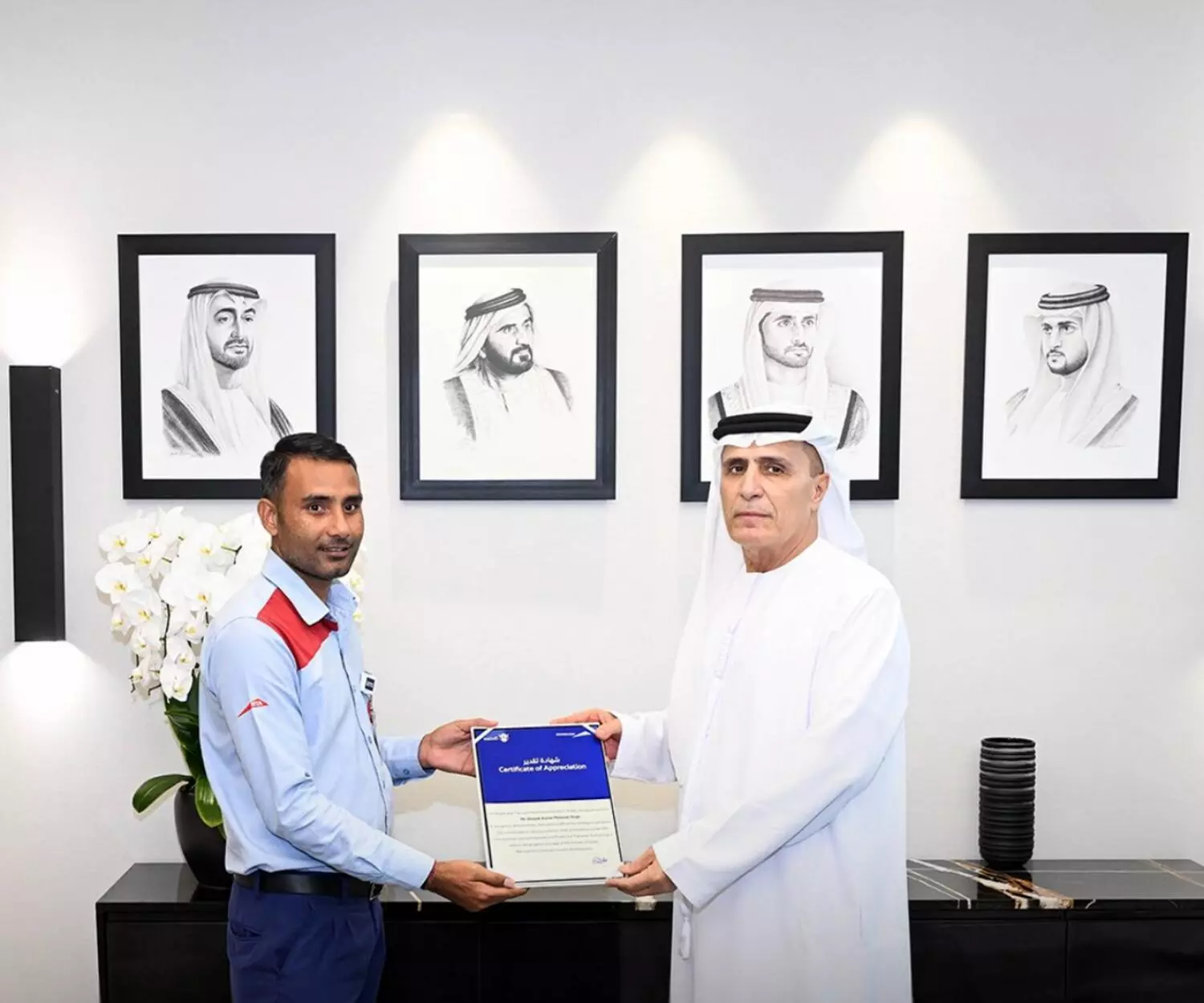 Dubai Taxi driver honoured by RTA for returning passenger’s lost items