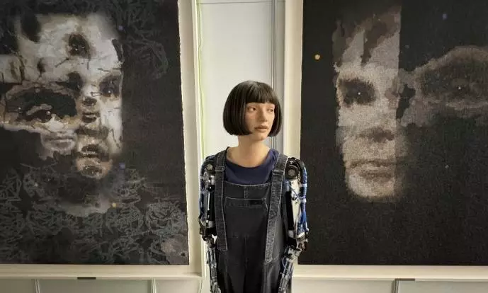 Artwork painted by robot fetches over $1m at auction in US