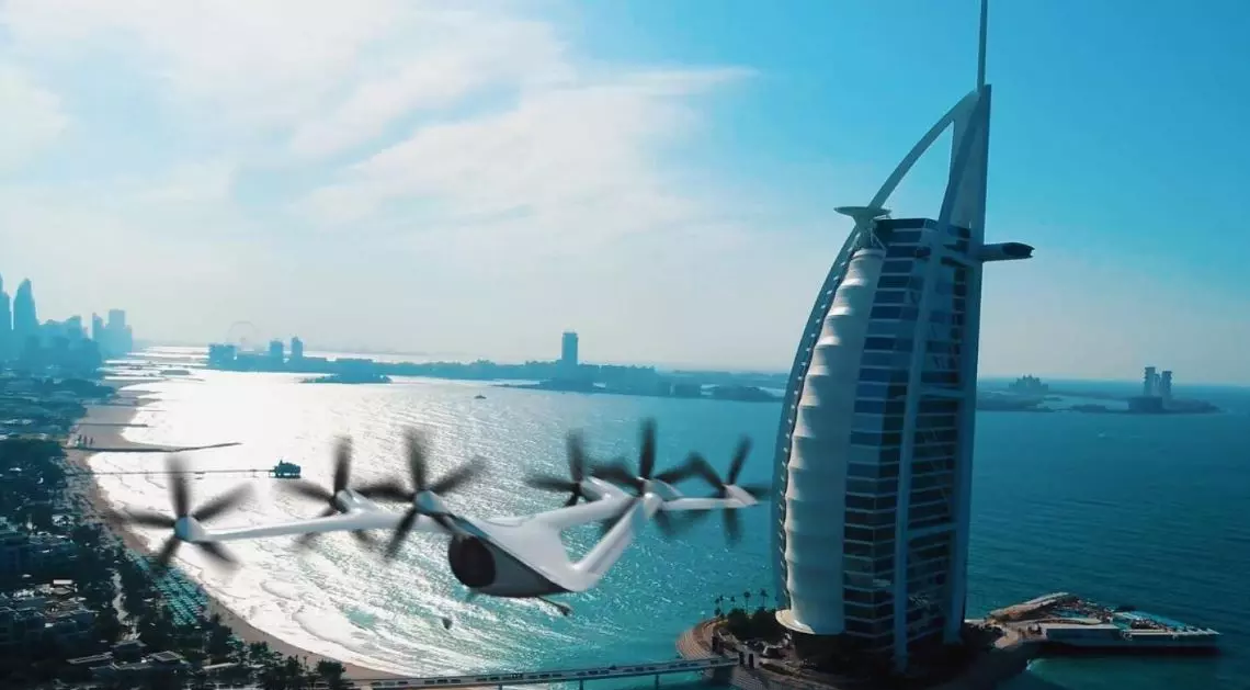 Dubai begins construction of first air taxi station near DXB