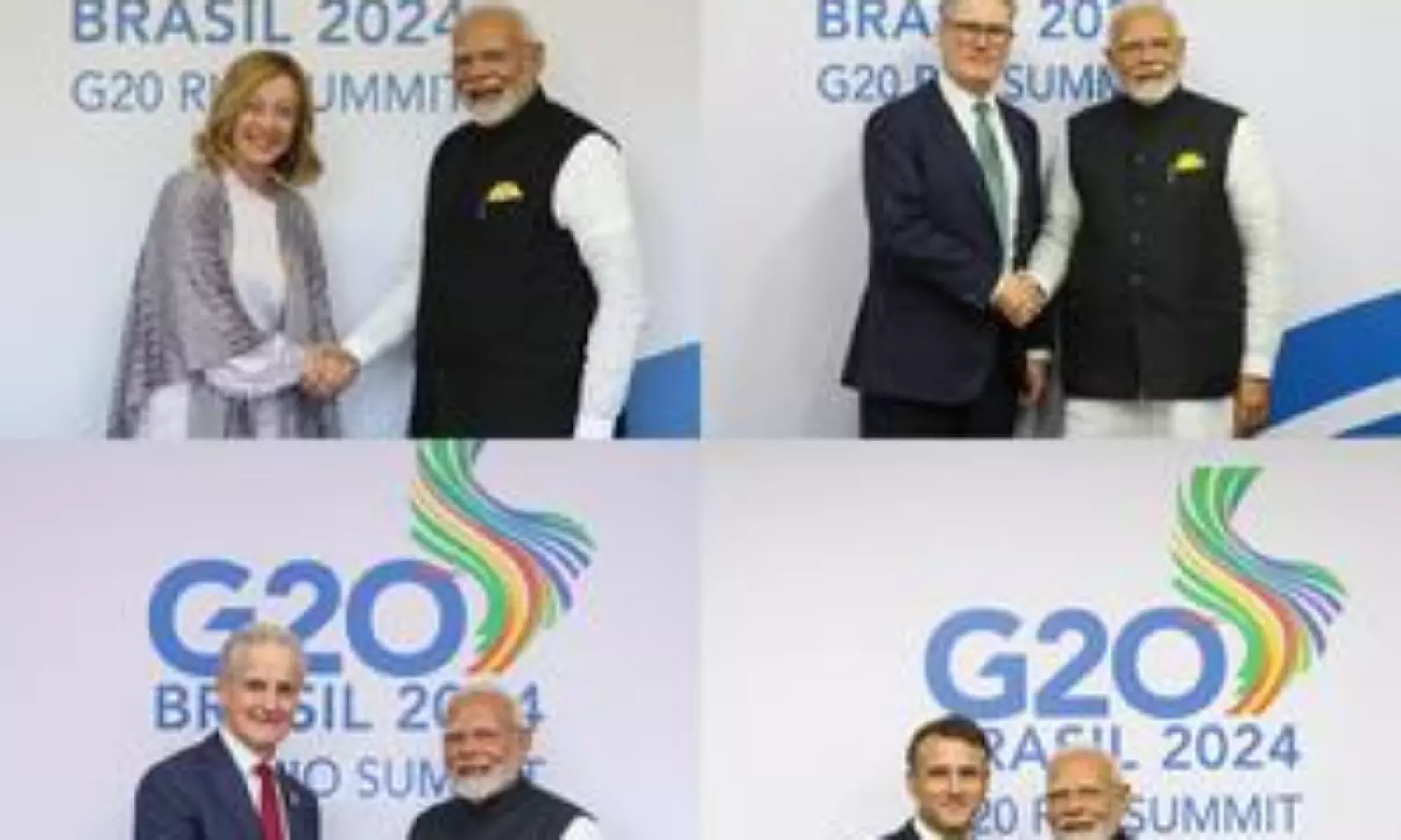 PM Modi holds meetings with world leaders during Rio G20 Summit
