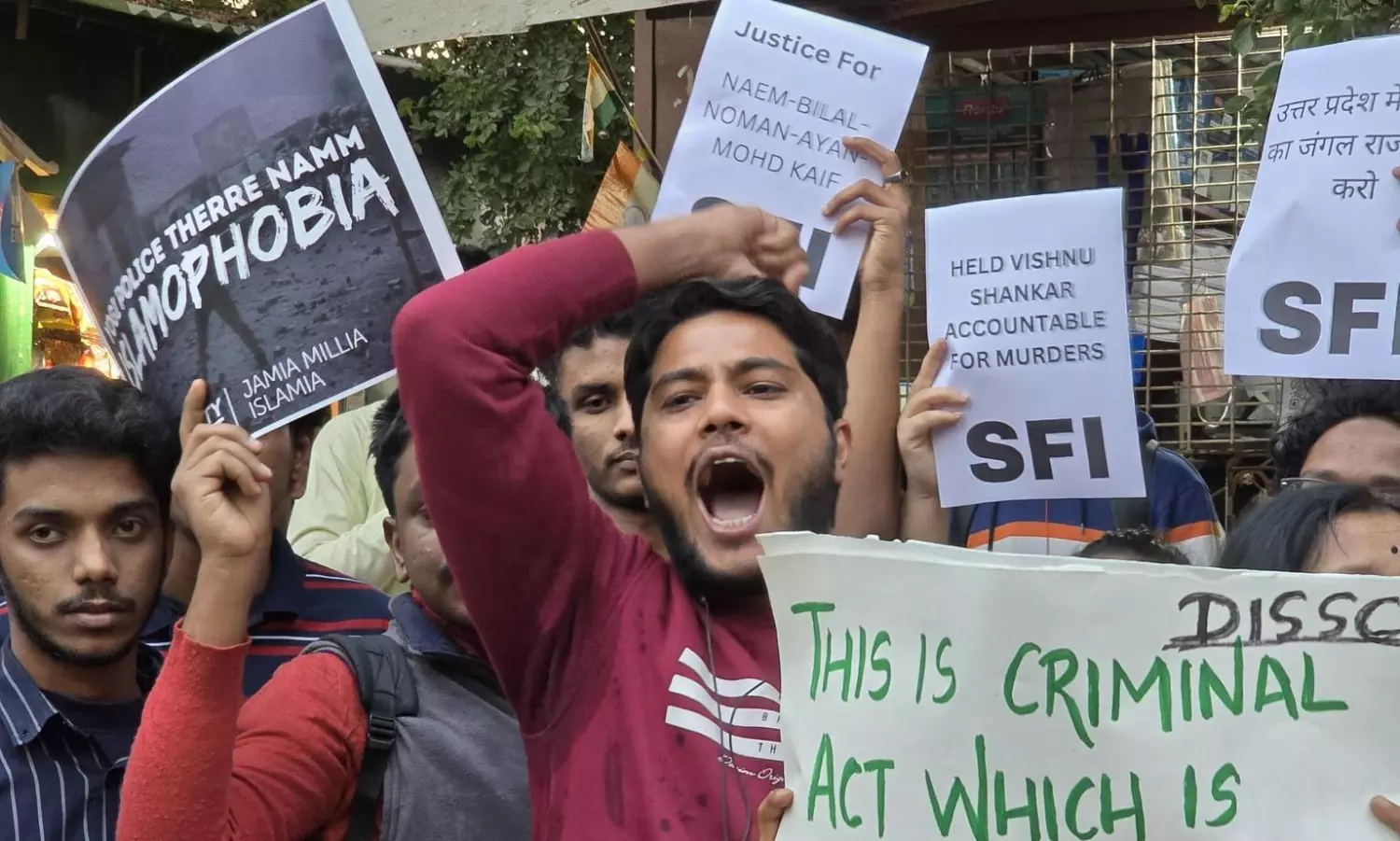 Muslims killed in Sambhal: Jamia, JNU students hold severe protests