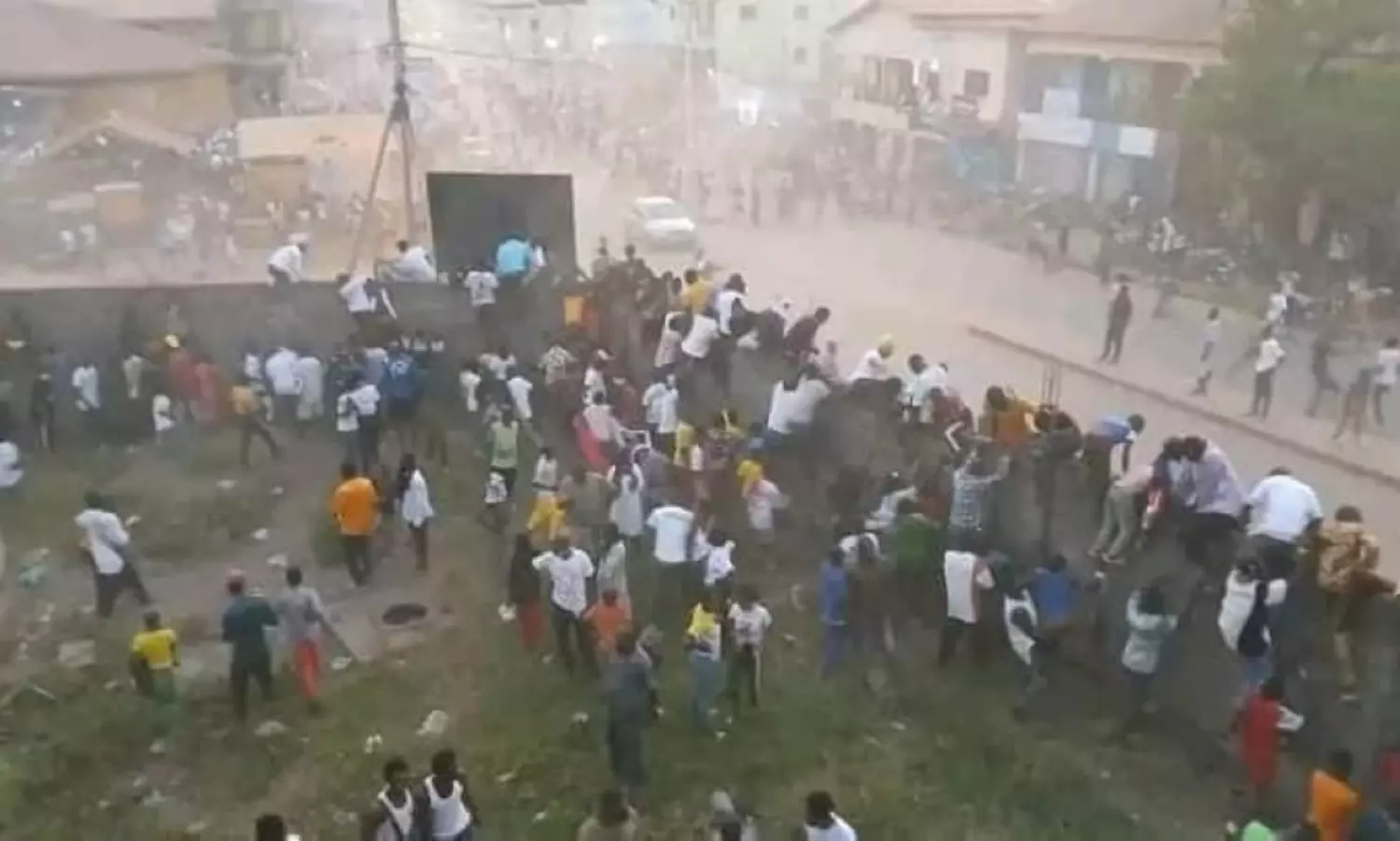 Violence erupts at soccer match in Guinea; over 100 dead
