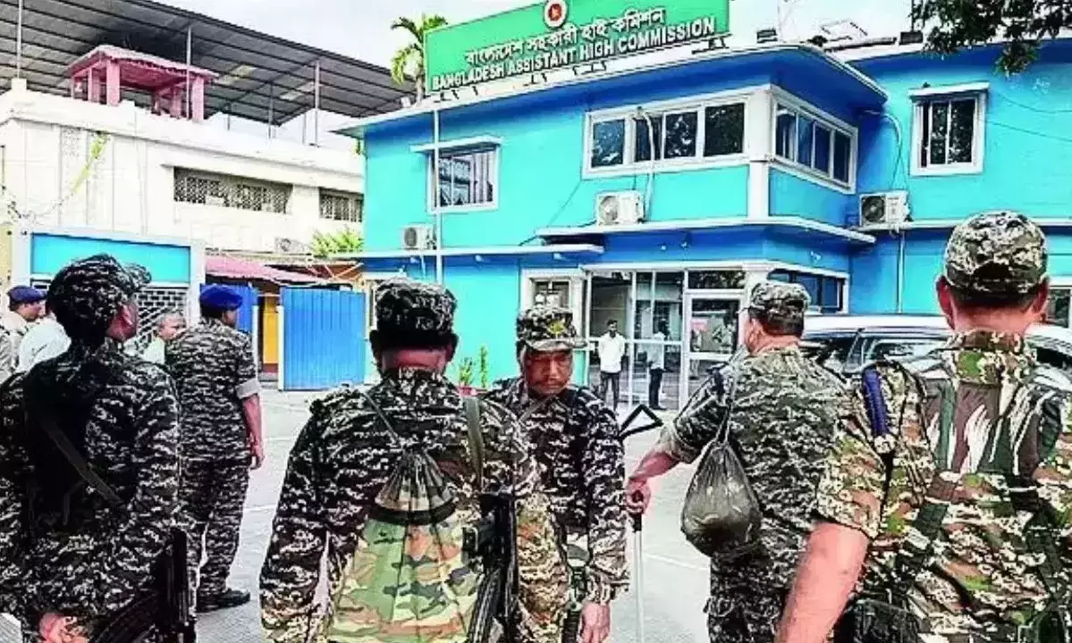 Tripura: 7 arrested, 3 officers suspended after Bdesh mission vandalism