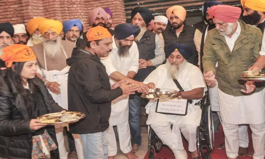 Man tries to shoot Sukhbir Badal at Golden Temple, arrested