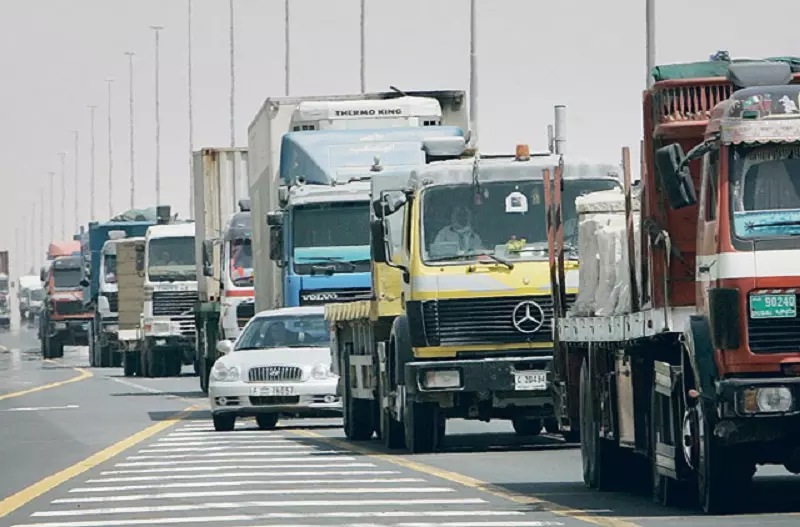 Dubai imposes evening truck ban on Emirates road stretch starting 2025