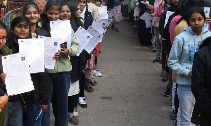 Candidate scores 101.66 out of 100 in MP recruitment exam, sparks protest