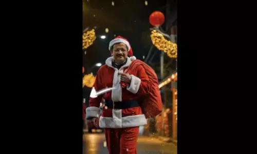 AAP releases AI video showing ‘ Santa Kejriwal’ with gifts