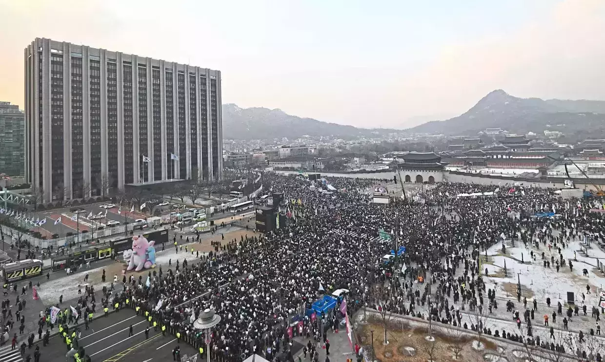 South Korea: Rallies for, against Yoon’s impeachment held 1 km apart