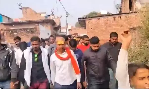 Hindutva extremists shave & parade Dalit man around UP village