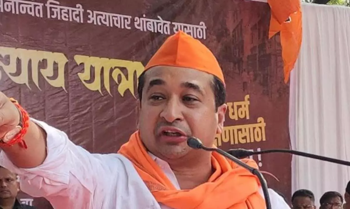 Who gave the prompt for communal remarks by Maharashtra minister Rane?