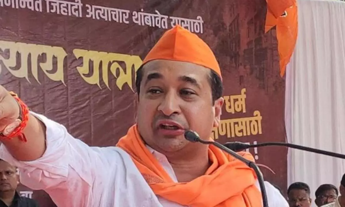 ..Hindutva govt.., Nitish Rane backs village banning Muslim traders