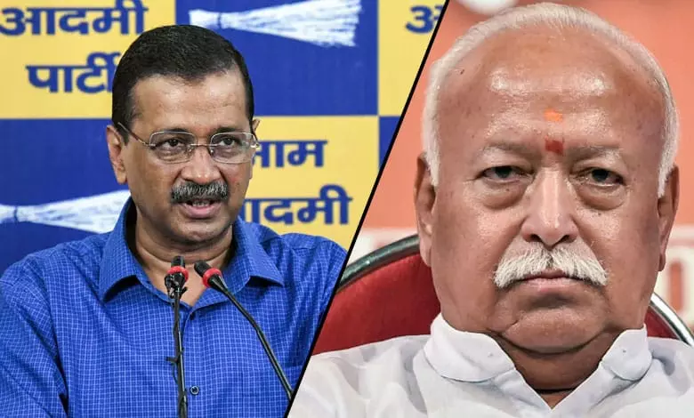 Kejriwal to RSS chief: Does BJPs vote buying reflect RSSs values?