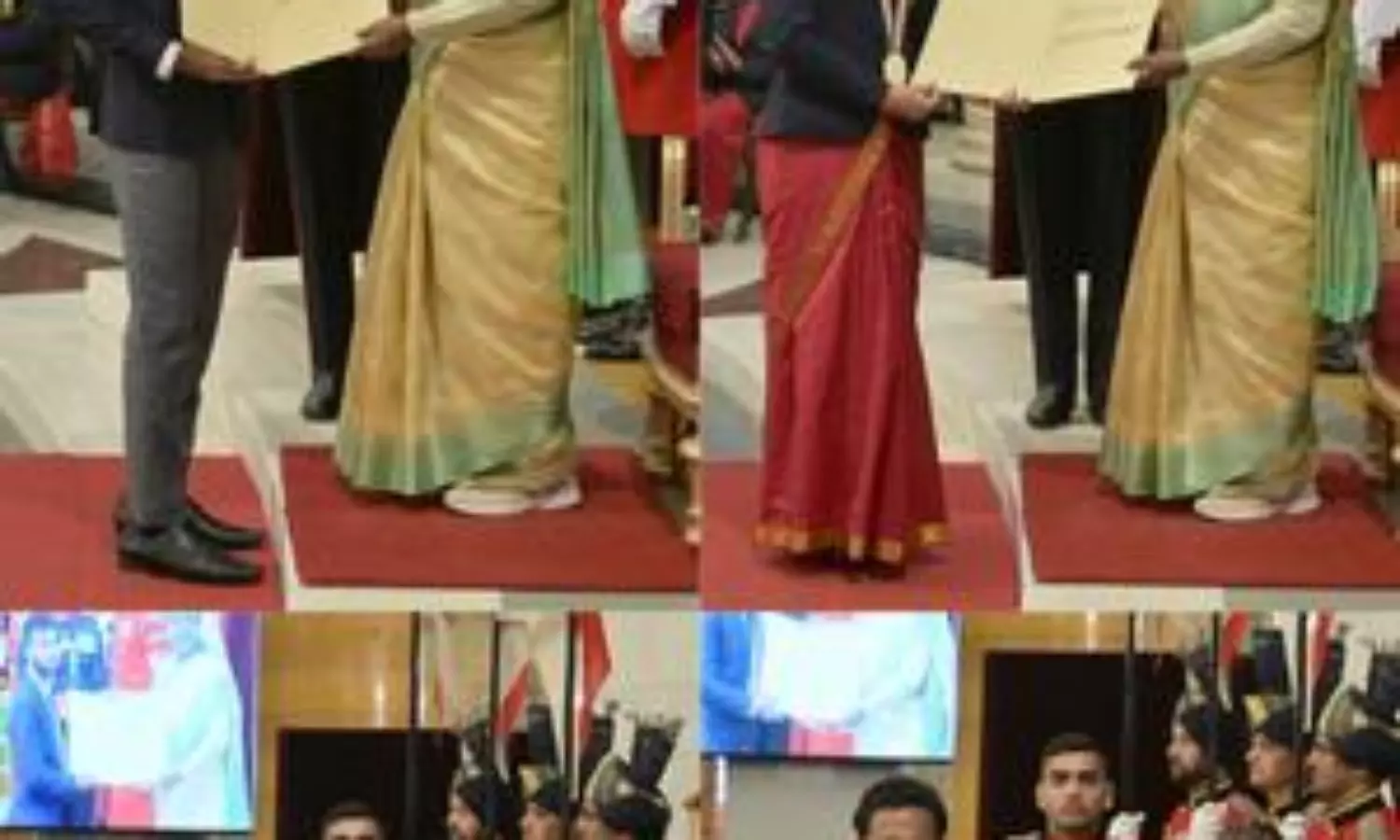 President Murmu honours Manu, Gukesh, Harmanpreet, Praveen with Khel Ratna