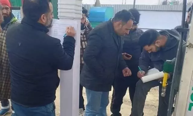 30 unauthorised petrol pumps sealed across Kashmir Valley
