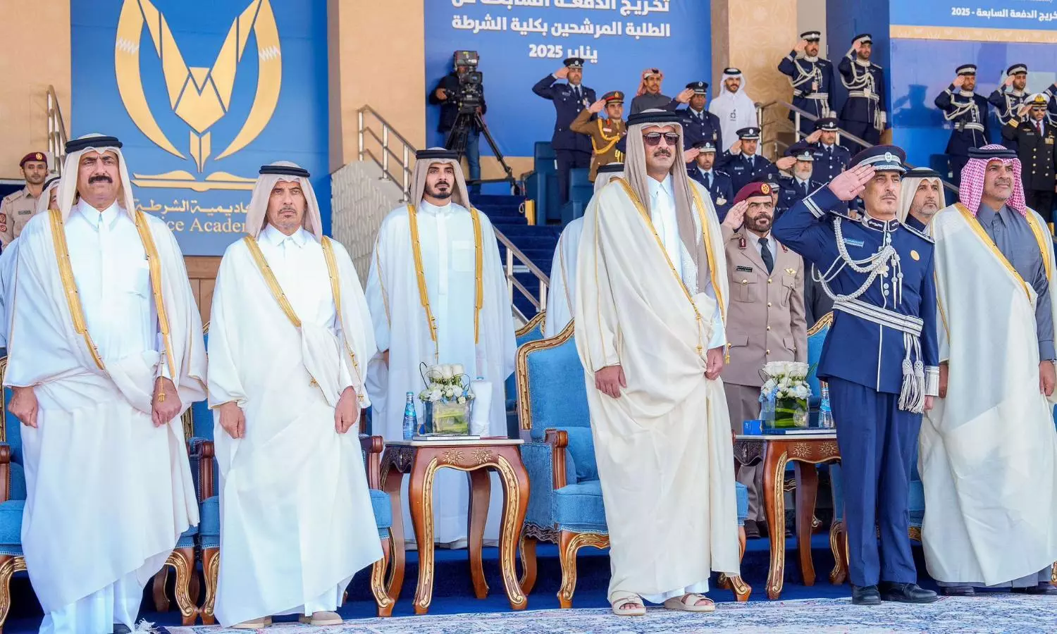 Qatar Amir patronises graduation ceremony of 7th batch Police College cadets