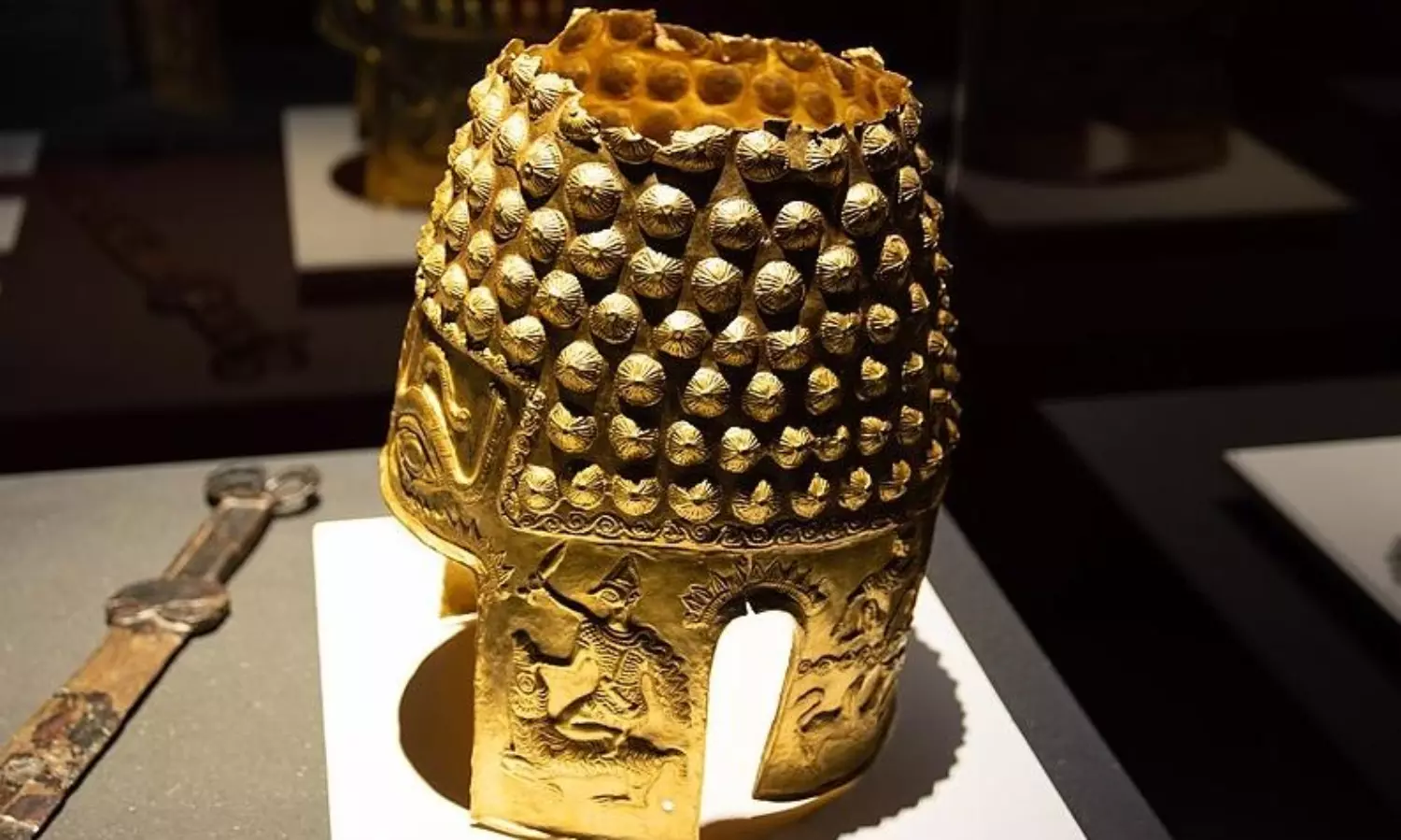 2,450-year-old golden helmet stolen from a museum in Netherlands