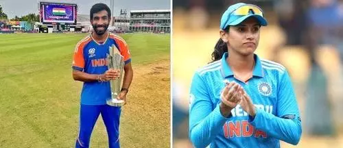 Bumrah wins BCCI’s best mens cricketer, while Mandhana wins womens honour