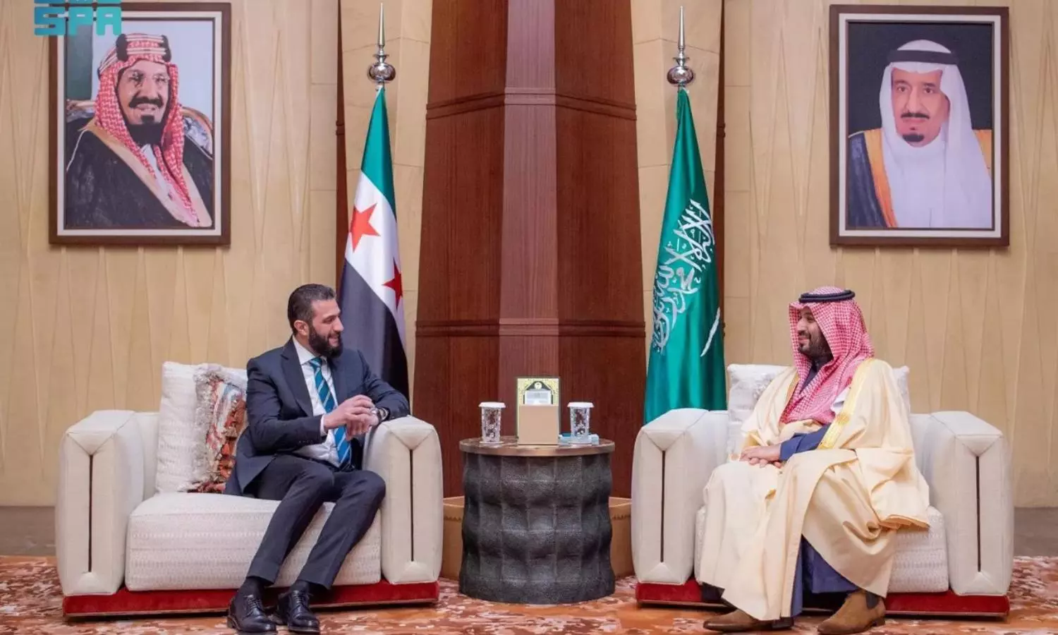 Saudi Crown Prince meets Syrian President in Riyadh