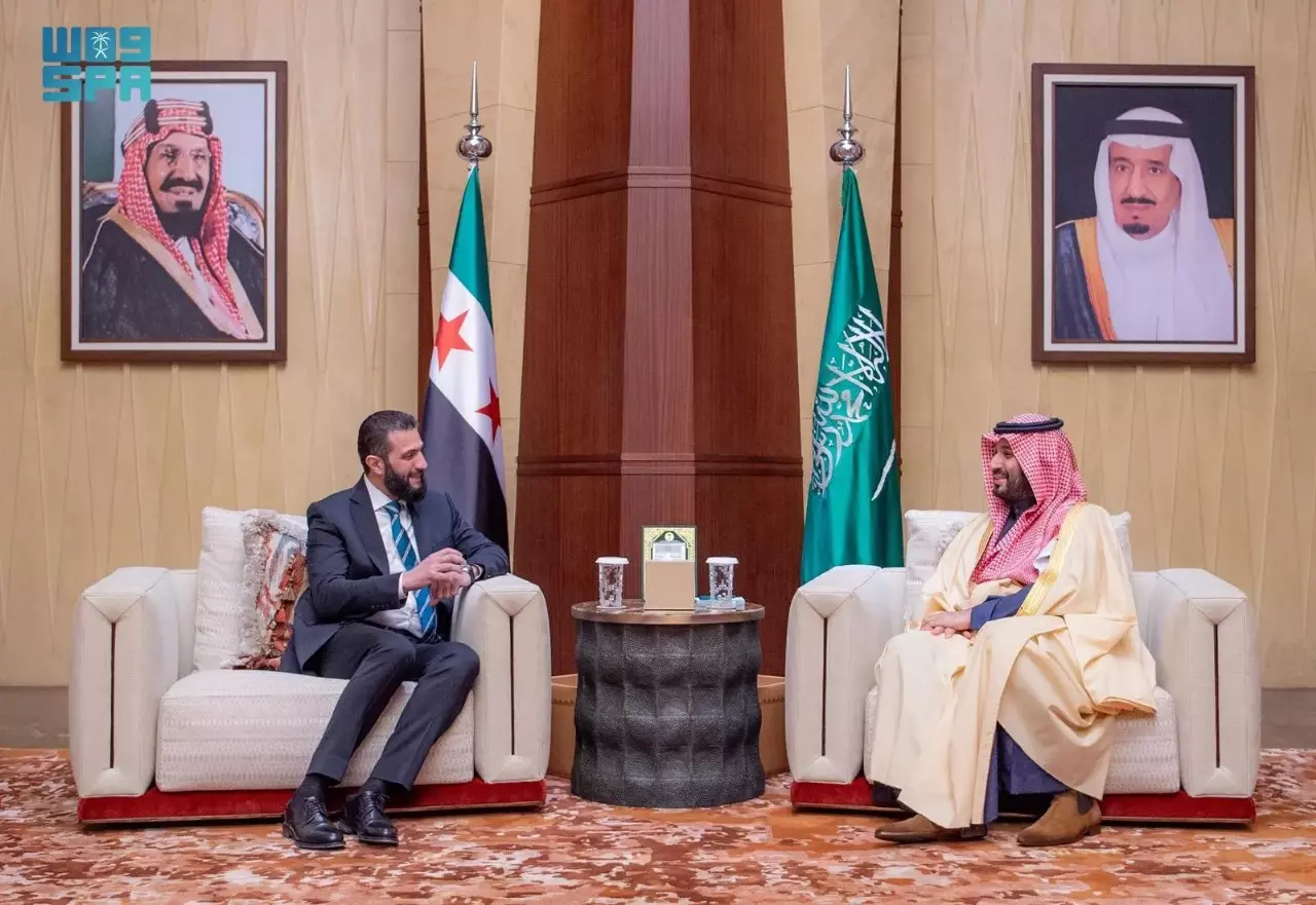 Saudi Crown Prince meets Syrian President in Riyadh