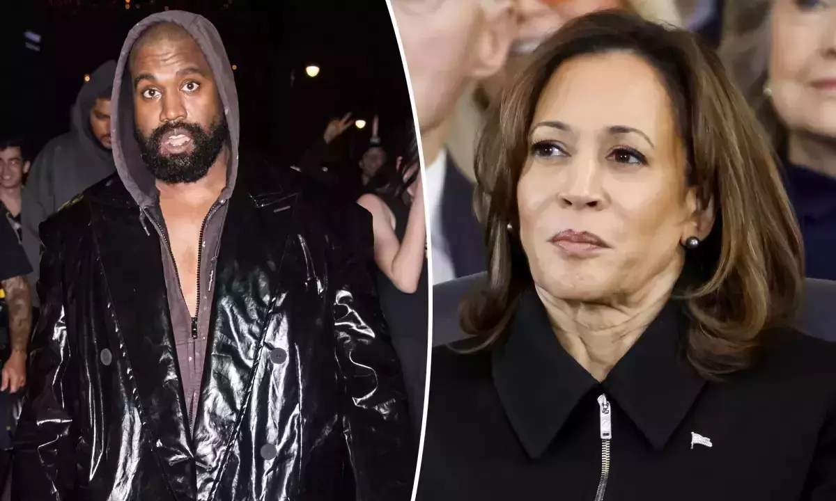Kanye West apologizes to Kamala Harris after explicit social media post