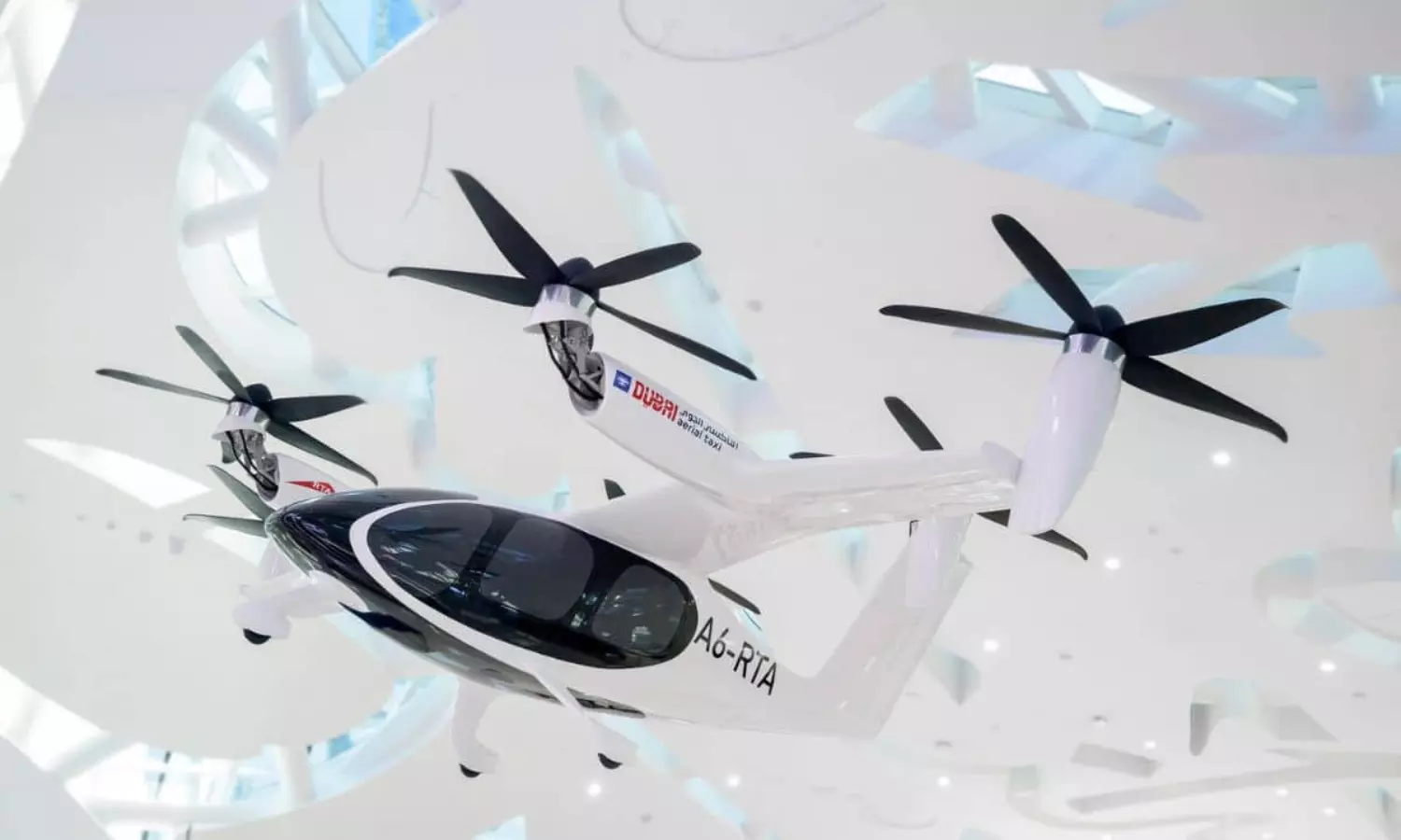 Dubai reveals new air taxi prototype at Museum of the Future