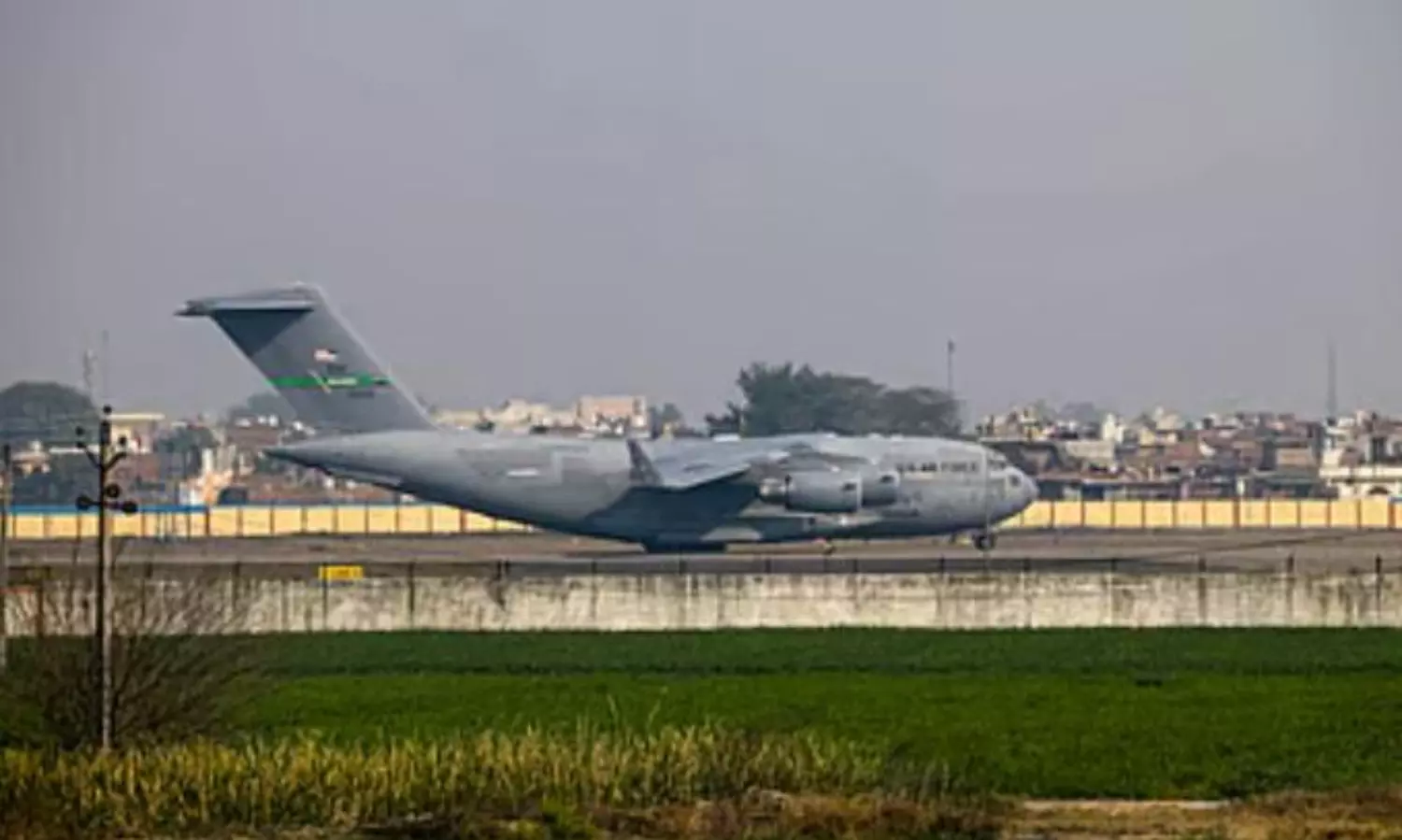 US military plane carrying deported Indians lands in Amritsar