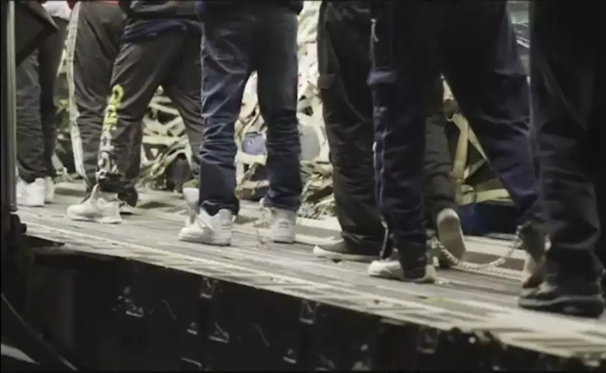 US deportees: Centres claim that women were not chained untrue!