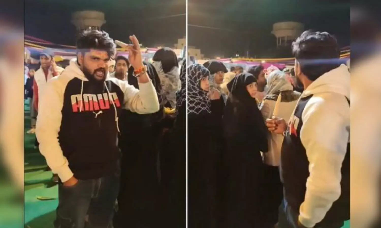 Muslim women harassed by right-wing Hindutva men chanting Jai Shri Ram at fair in UP