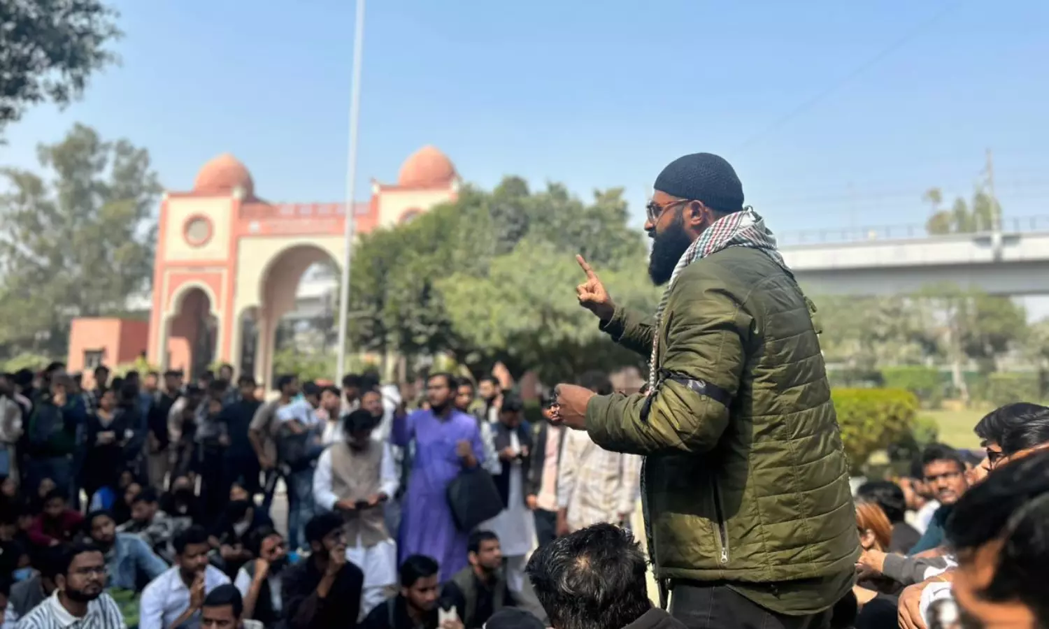 Jamia Millia Islamia students protest against repression of voices, erosion of values
