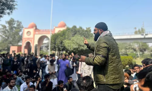 Jamia Millia Islamia students protest against repression of voices, erosion of values