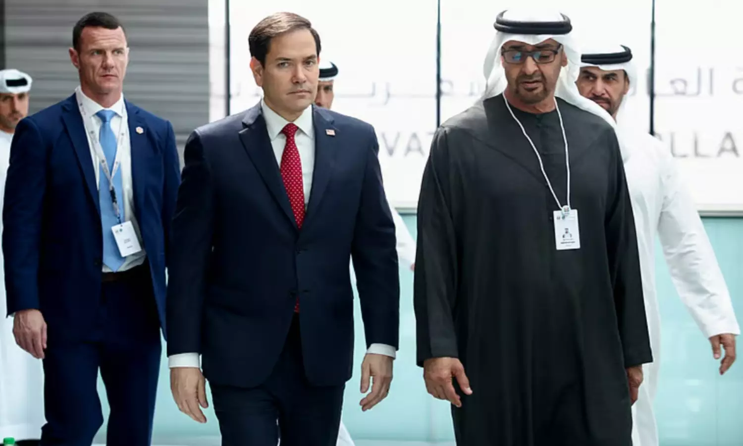 UAE President opposes Palestinian displacement in talks with US official